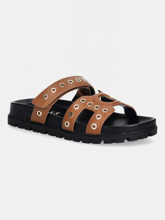 Obrázek produktu Guess Pantofle FASHIE hnědá
