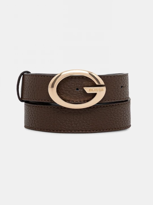Obrázek produktu Guess pásek dámský kožený CAMDEN hnědá
