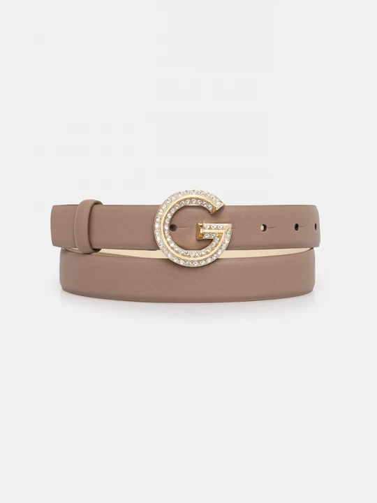 Obrázek produktu Guess pásek dámský z imitace kůže béžová