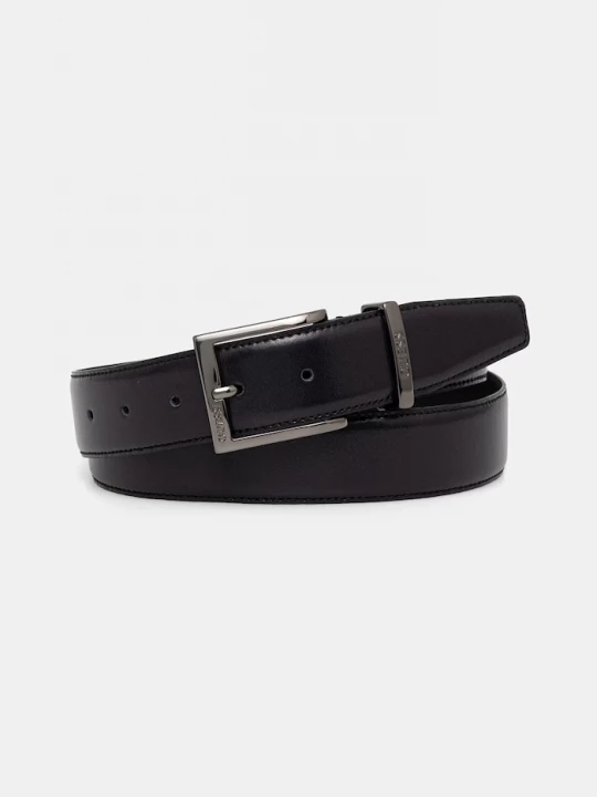 Obrázek produktu Guess pásek pánský kožený černá