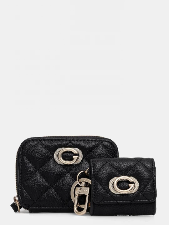 Obrázek produktu Guess Peněženka a pouzdro na airpody Guess 2-pack černá