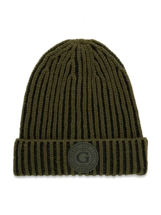 Obrázek produktu Guess pletená čepice kojenecká zelená