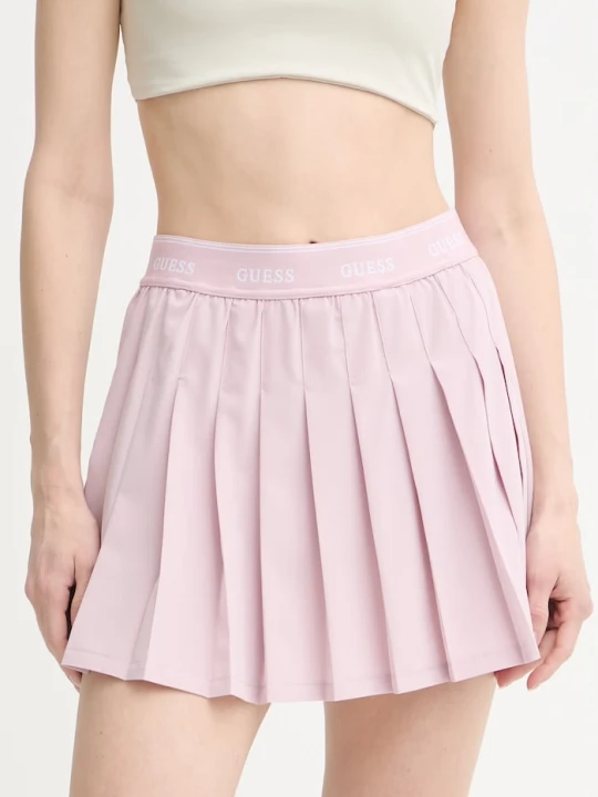 Obrázek produktu Guess plisovaná sukně SELENE růžová
