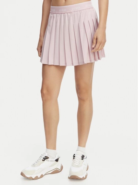 Obrázek produktu Guess Plisovaná sukně V6GD11 W1802 Světle růžová Regular Fit