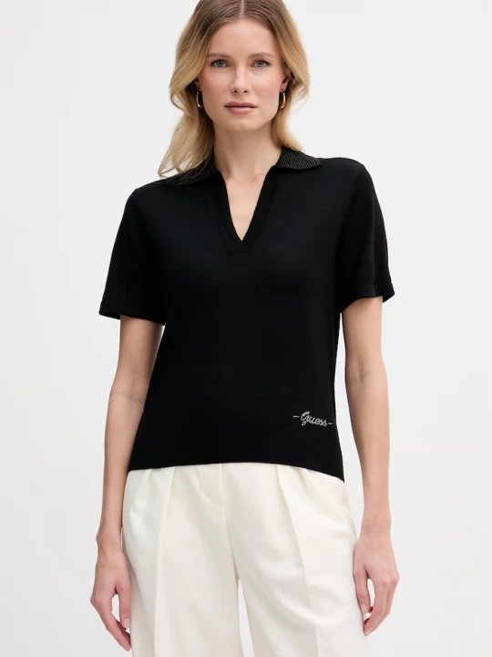 Obrázek produktu Guess polo dámské vlněné černá
