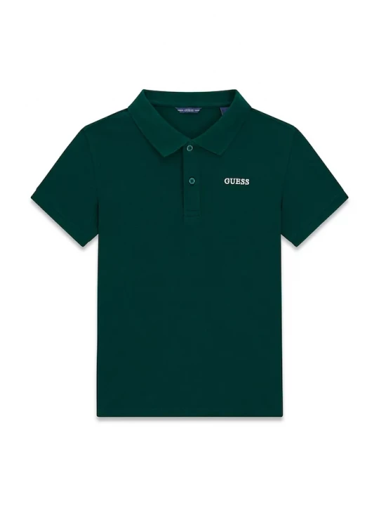 Obrázek produktu Guess polo dětské bavlněné zelená