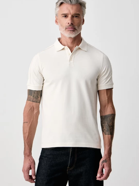 Obrázek produktu Guess polo pánské bavlněné s elastanem THOR béžová