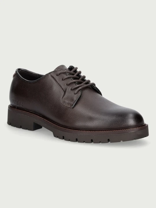Obrázek produktu Guess Polobotky pánské kožené BRYNDON hnědá