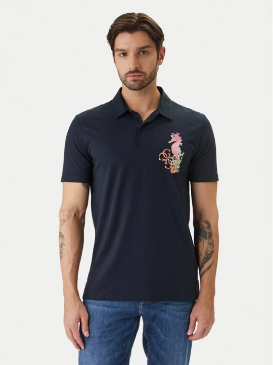 Obrázek produktu Guess Polokošile F6GP01 K8FQ4 Tmavomodrá Regular Fit