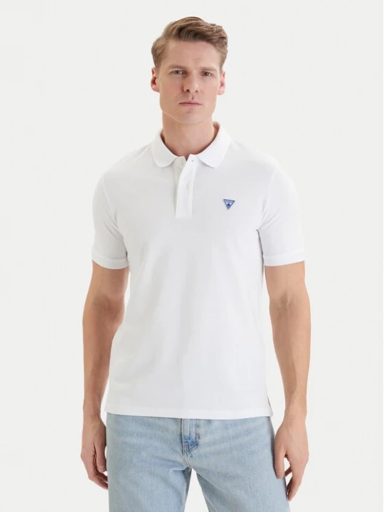 Obrázek produktu Guess Polokošile F6GP03 K9WF1 Bílá Slim Fit