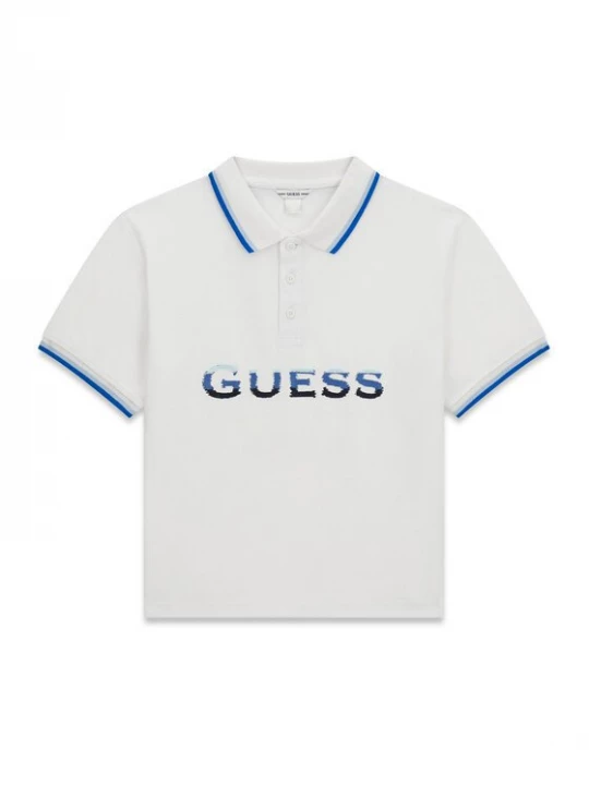 Obrázek produktu Guess Polokošile L6GP00 KADZ4 Bílá Relaxed Fit