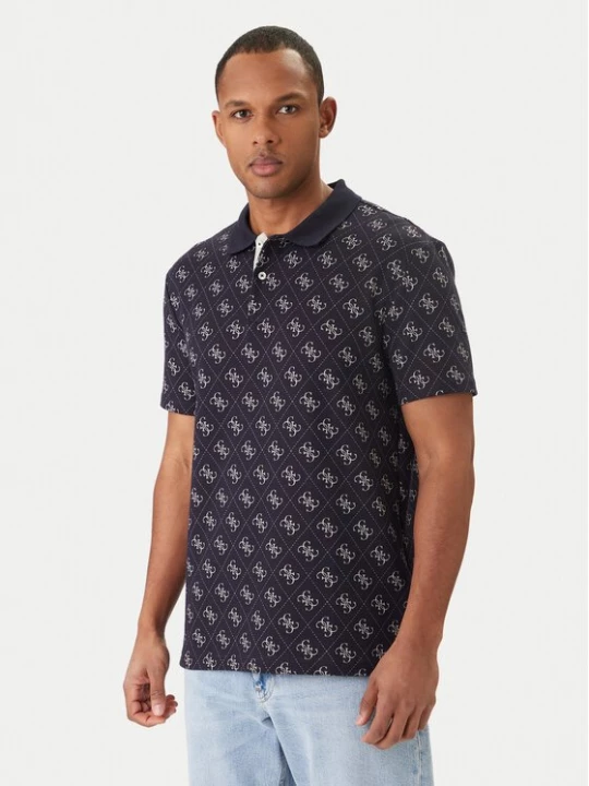 Obrázek produktu Guess Polokošile M6GP04 K3073 Tmavomodrá Regular Fit