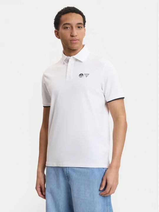 Obrázek produktu Guess Polokošile M6GP47 K3323 Bílá Regular Fit