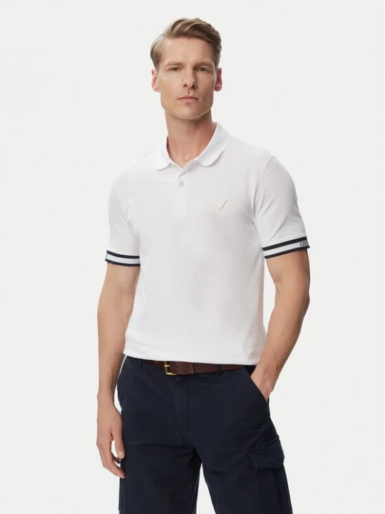 Obrázek produktu Guess Polokošile M6GP60 K3076 Bílá Regular Fit