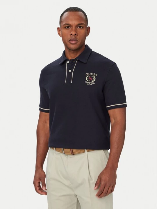 Obrázek produktu Guess Polokošile M6YP17 K4398 Tmavomodrá Regular Fit