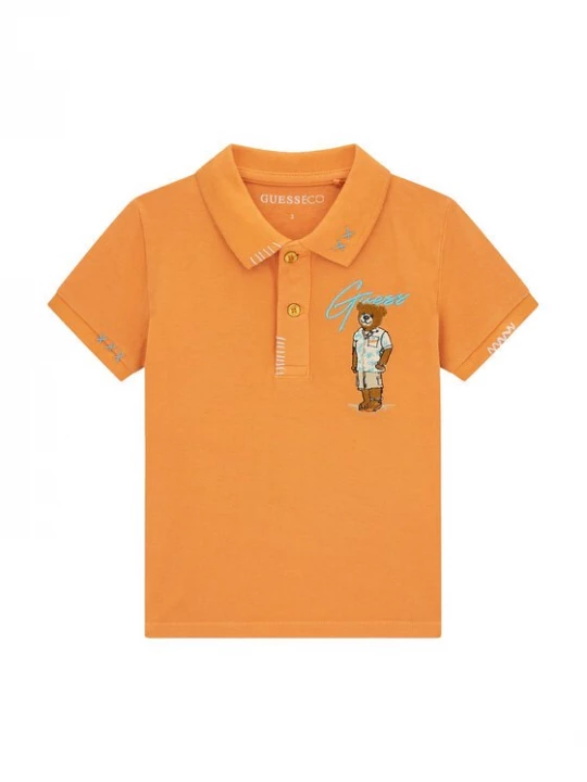 Obrázek produktu Guess Polokošile N6GP01 K9WF4 Oranžová Regular Fit
