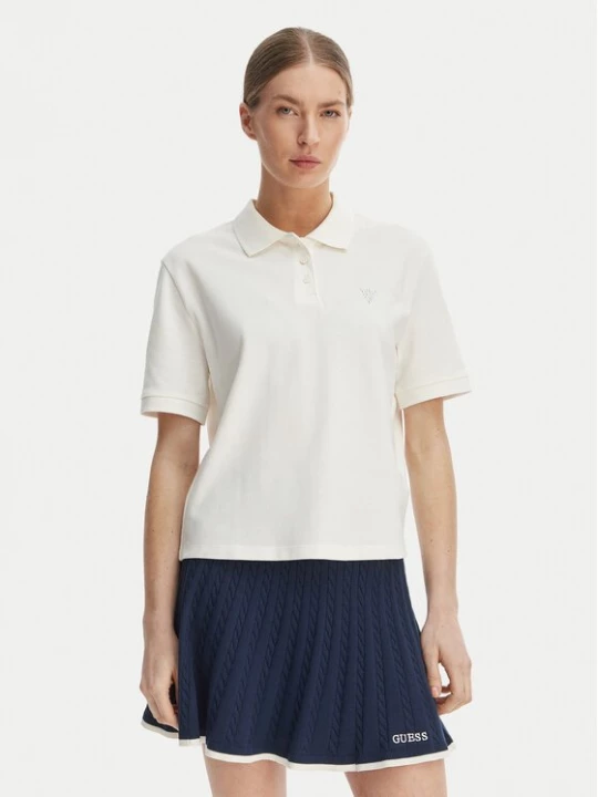 Obrázek produktu Guess Polokošile V6GP11 K3278 Bílá Regular Fit