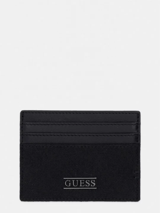Obrázek produktu Guess pouzdro na karty pánské kožené BOSTON černá