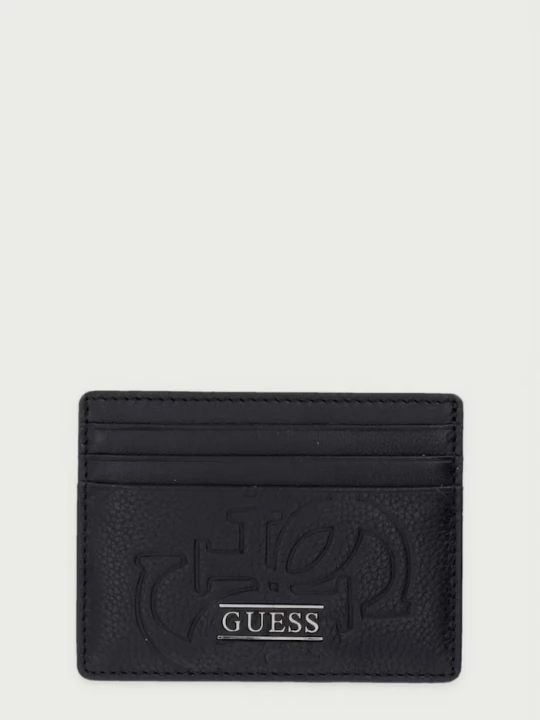 Obrázek produktu Guess pouzdro na karty pánské kožené BOSTON černá