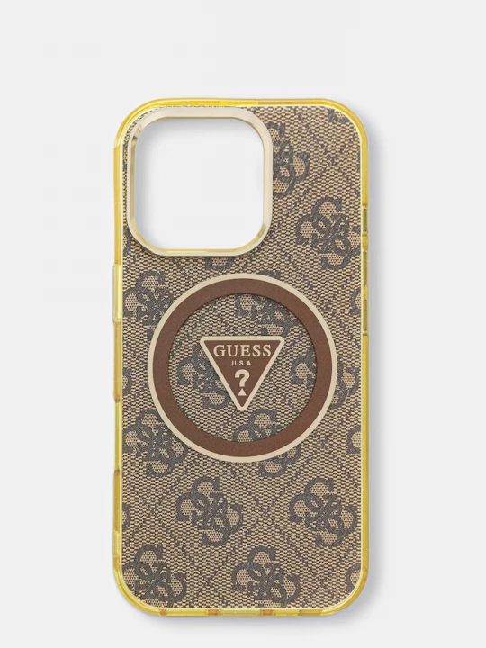 Obrázek produktu Guess pouzdro na telefon iPhone 16 Pro hnědá