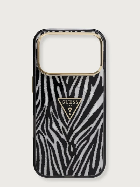 Obrázek produktu Guess pouzdro na telefon iPhone 17 / 18 Pro stříbrná