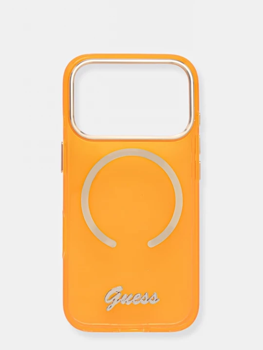 Obrázek produktu Guess pouzdro na telefon iPhone 17 Pro oranžová