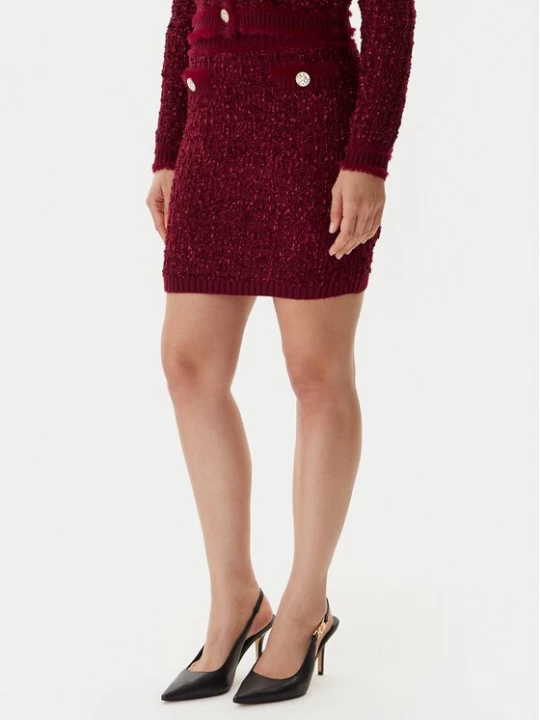 Obrázek produktu Guess Pouzdrová sukně W5BD1X Z4090 Červená Slim Fit