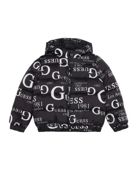 Obrázek produktu GUESS Přechodná bunda černá / bílá