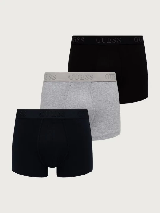 Obrázek produktu Guess přiléhavé boxerky pánské bavlněné elastanem JOE 3-pack černá