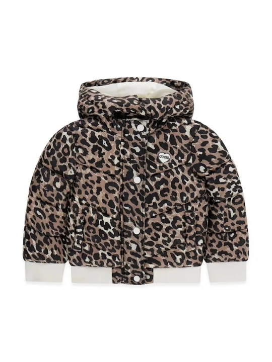 Obrázek produktu Guess prošívaná bunda dětská hnědá