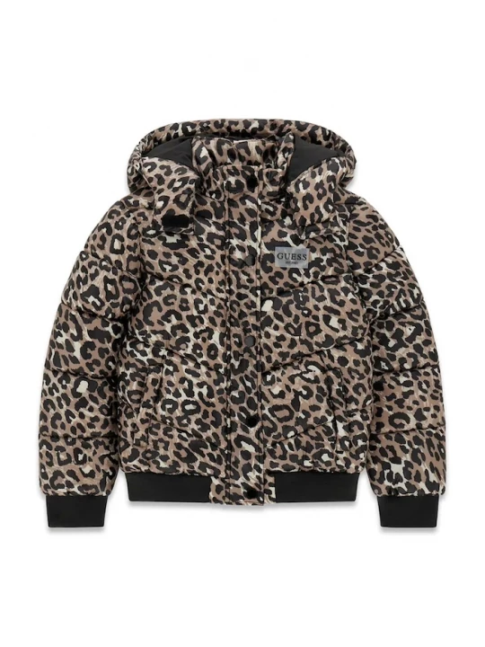 Obrázek produktu Guess prošívaná bunda dětská hnědá