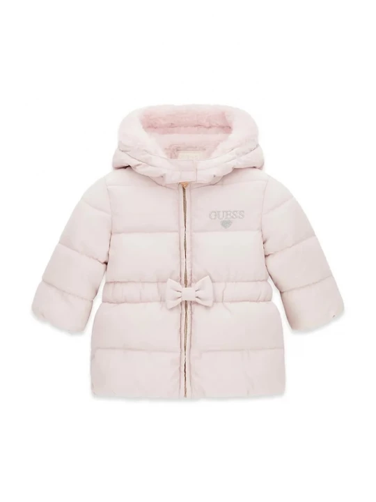 Obrázek produktu Guess prošívaná bunda dětská růžová