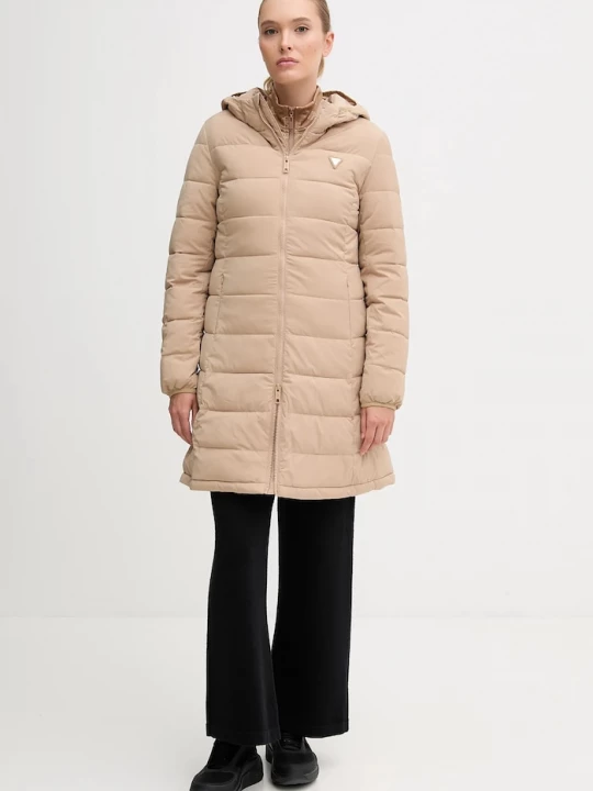 Obrázek produktu Guess prošívaný kabát dámský NEW ALETA béžová