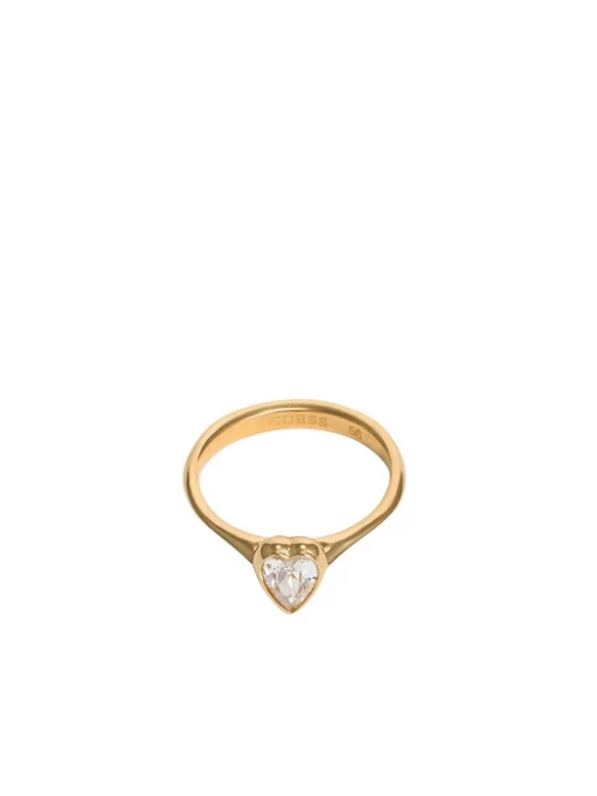 Obrázek produktu GUESS Prsten 'Crystal Love' zlatá / průhledná