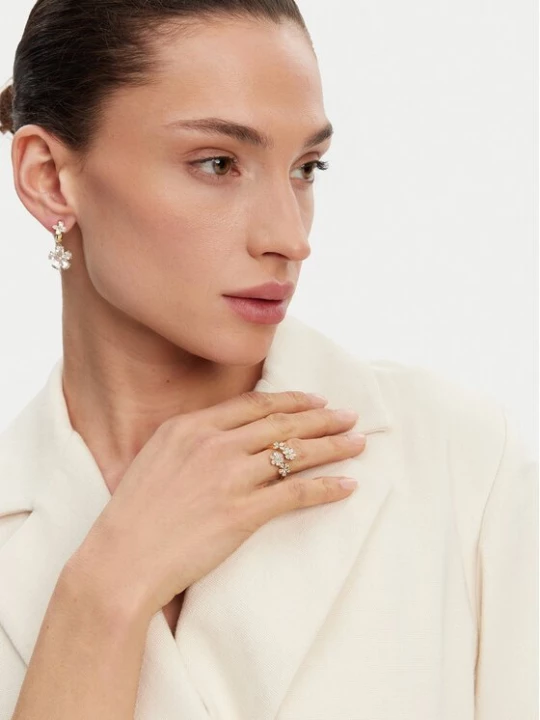 Obrázek produktu Guess Prstýnek JUBR05 104JW Zlatá