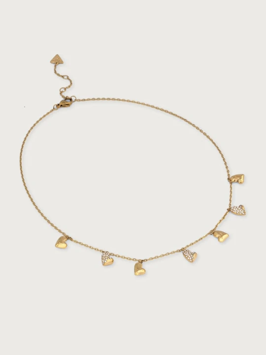 Obrázek produktu Guess řetízek dámský z nerezové oceli GOLDEN LOVE