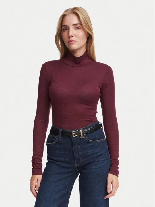 Obrázek produktu Guess Rolák W4BP14 KCGM2 Bordó Slim Fit