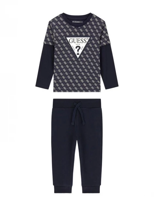 Obrázek produktu Guess Sada halenka a kalhoty N6YG02 K4077 Tmavomodrá Regular Fit