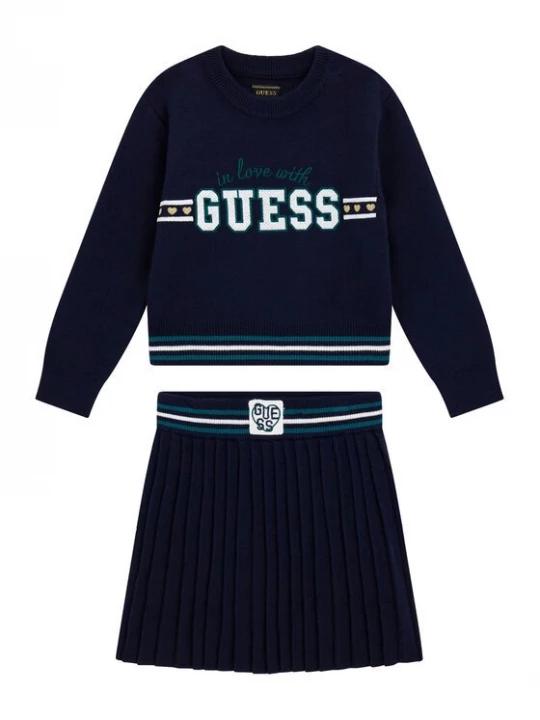Obrázek produktu Guess Sada halenka a sukně K6YG02 Z0815 Tmavomodrá Regular Fit
