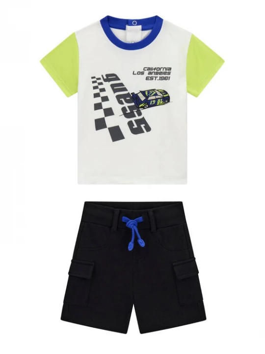 Obrázek produktu Guess Sada tričko a sportovní šortky I6RG01 K8HM4 Barevná Regular Fit