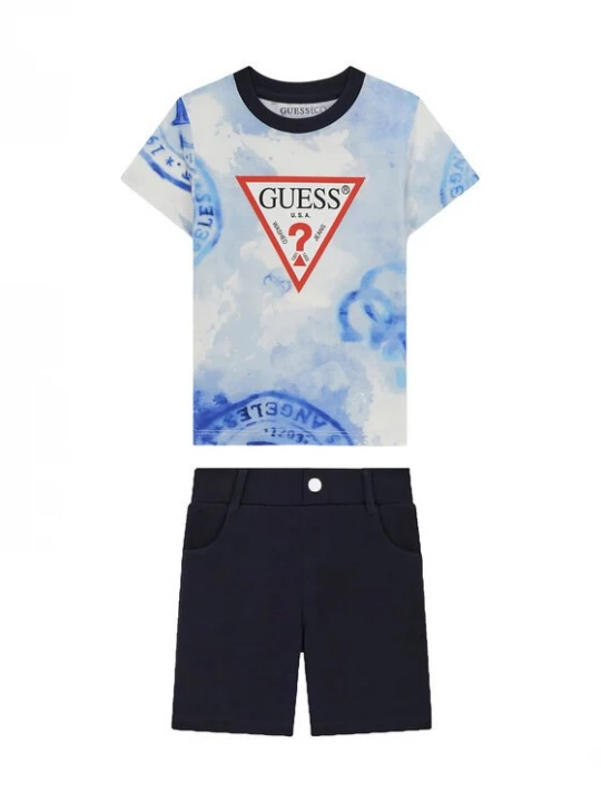 Obrázek produktu Guess Sada tričko a sportovní šortky N6GG00 K8HM4 Tmavomodrá Regular Fit