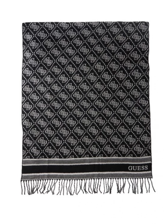 Obrázek produktu GUESS Šála černá / bílá