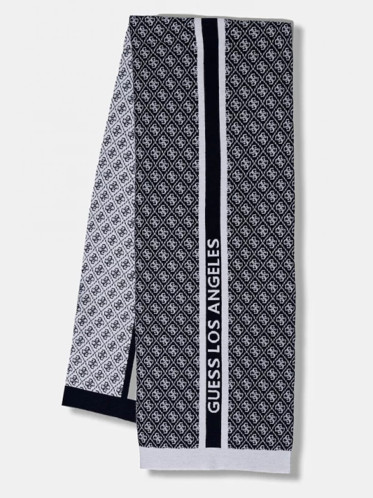 Obrázek produktu Guess Šátek z vlněné směsi Guess SEVYN námořnická modř