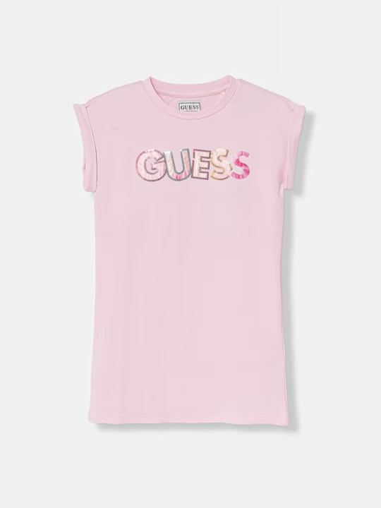 Obrázek produktu Guess šaty bavlněné s elastanem růžová
