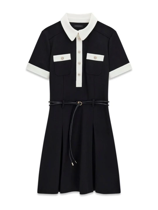 Obrázek produktu GUESS Šaty 'Claudie' černá / bílá