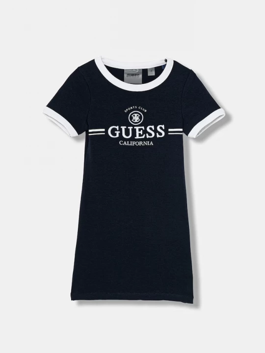 Obrázek produktu Guess šaty s bavlnou námořnická modř