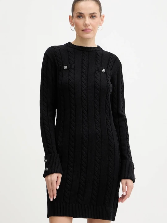 Obrázek produktu Guess Šaty s příměsí vlny Guess ELSA černá
