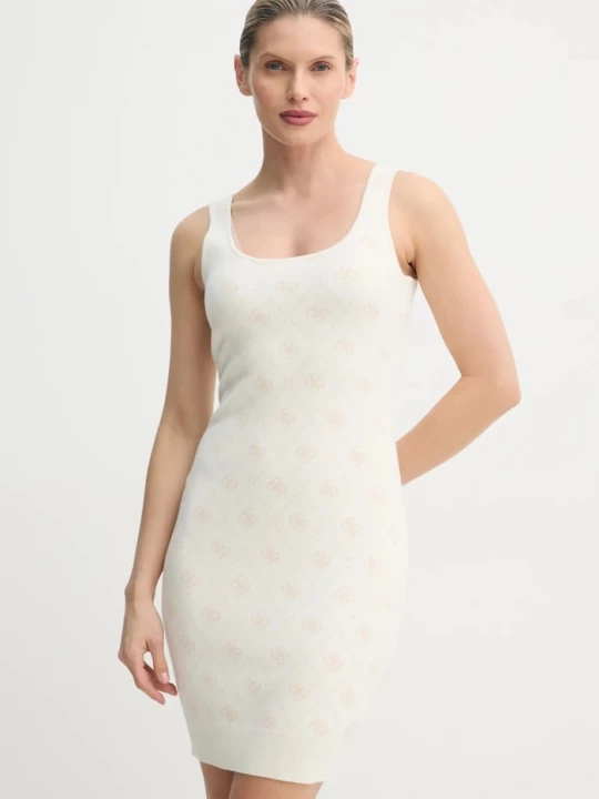 Obrázek produktu Guess Šaty z vlněné směsi Guess SARAH béžová