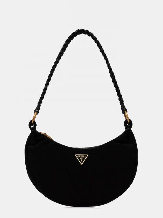 Obrázek produktu Guess Semišová kabelka Guess AMITA černá