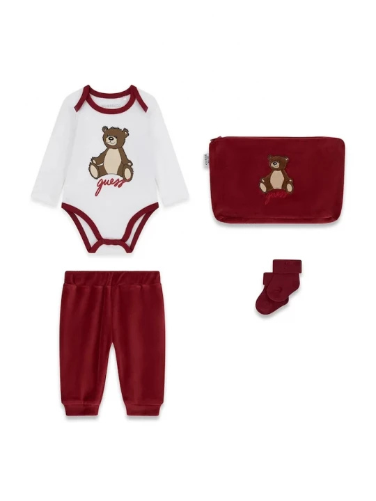 Obrázek produktu Guess set kojenecké bavlněné červená